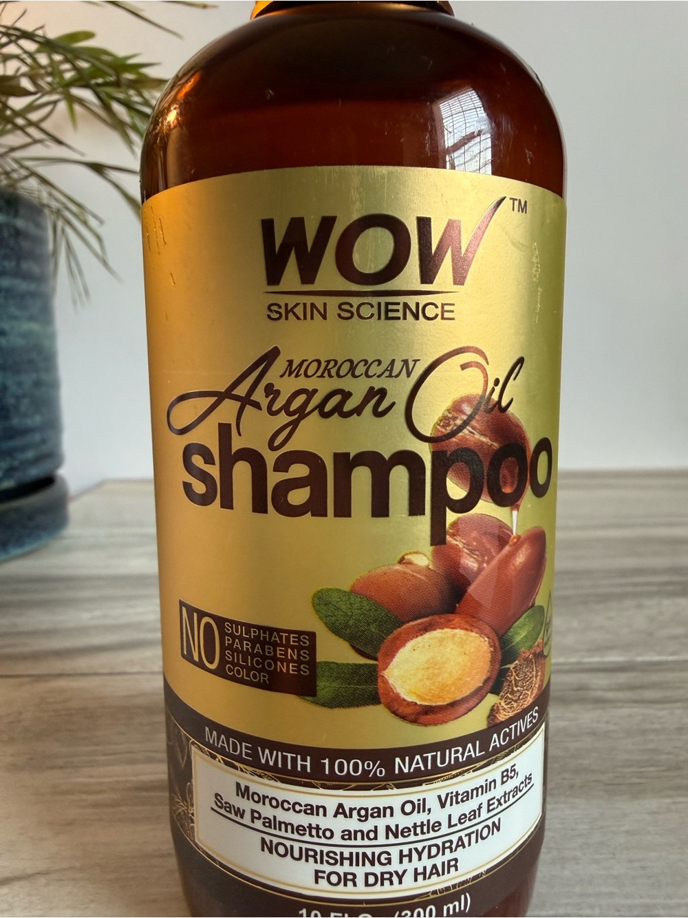 WOW Skin Science Moroccan Argan Oil Shampoo (10 Fl.Oz / 300 ml) ✨NWOB✨